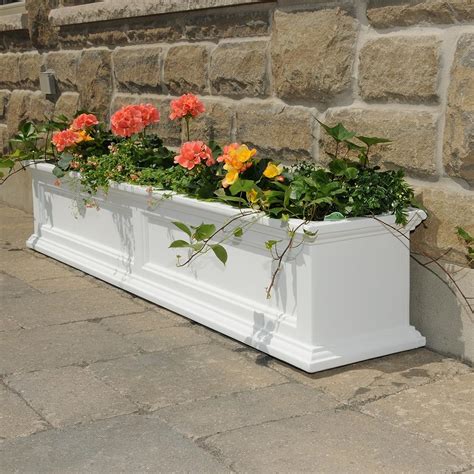 5 foot planter box metal|mayne fairfield 5ft window box.